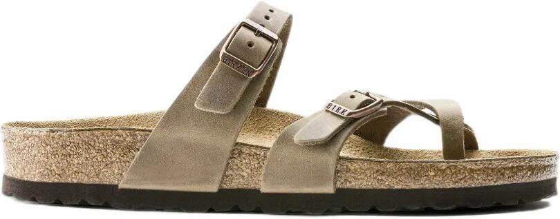 Birkenstock Mayari sandalen met gespsluiting Beige