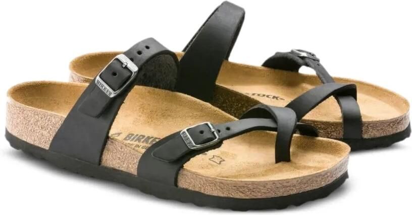 Birkenstock Mayari leren sandalen Zwart - Foto 3