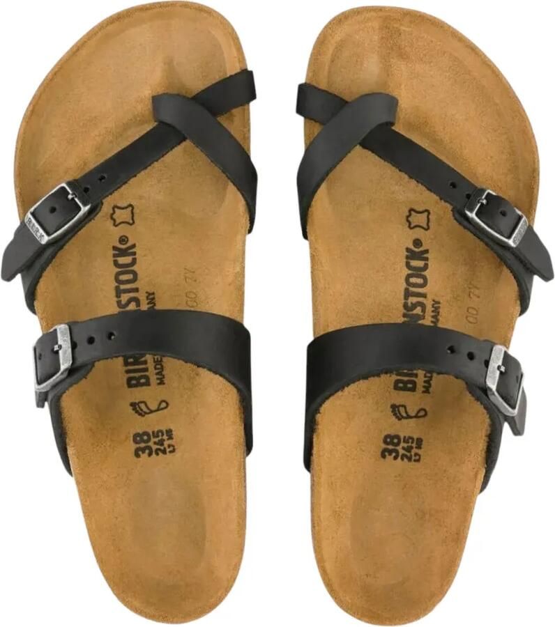 Birkenstock Mayari leren sandalen Zwart - Foto 2