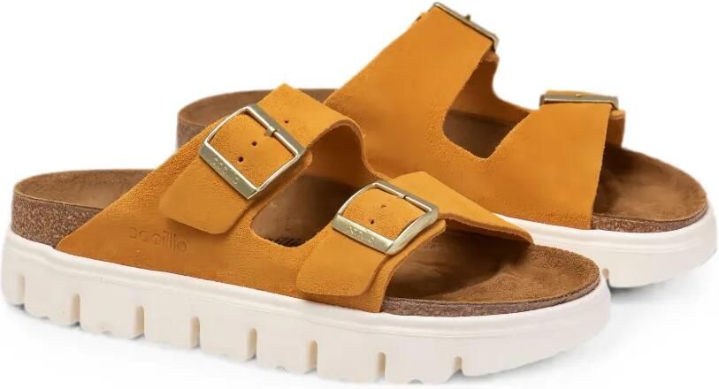 Birkenstock Mayari sandalen met gespsluiting Geel