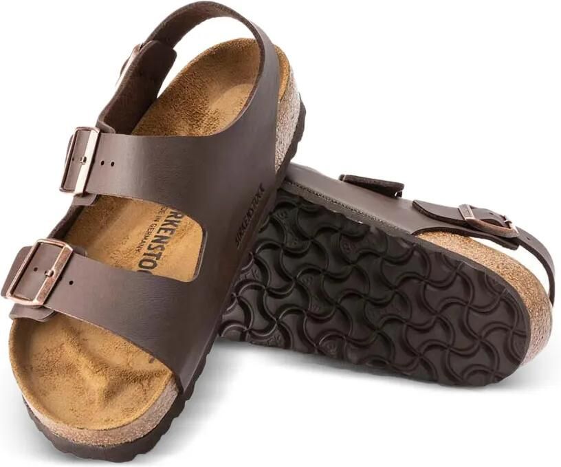 Birkenstock Milano sandalen met gespsluiting Bruin - Foto 4