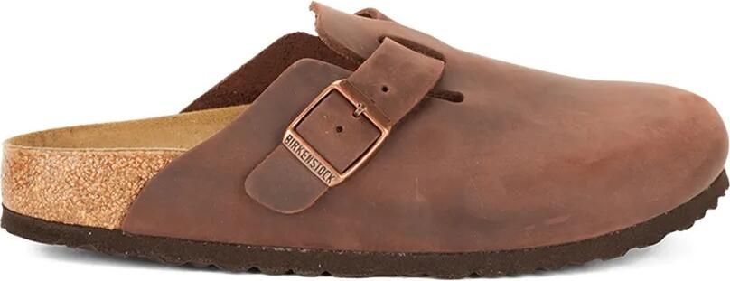 Birkenstock Muiltjes met gespbandje Bruin
