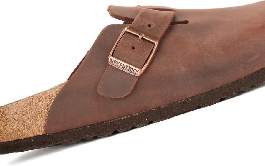 Birkenstock Muiltjes met gespbandje Bruin - Foto 2