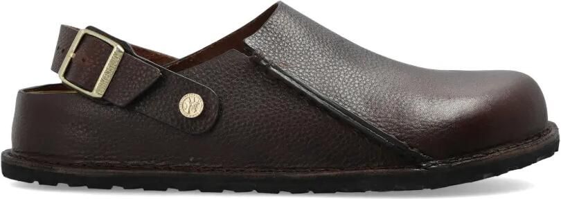 Birkenstock Muiltjes met gespbandje Bruin