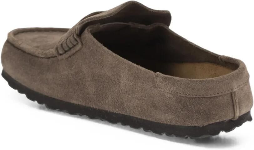 Birkenstock Naples kalfssuède muiltjes Bruin - Foto 3
