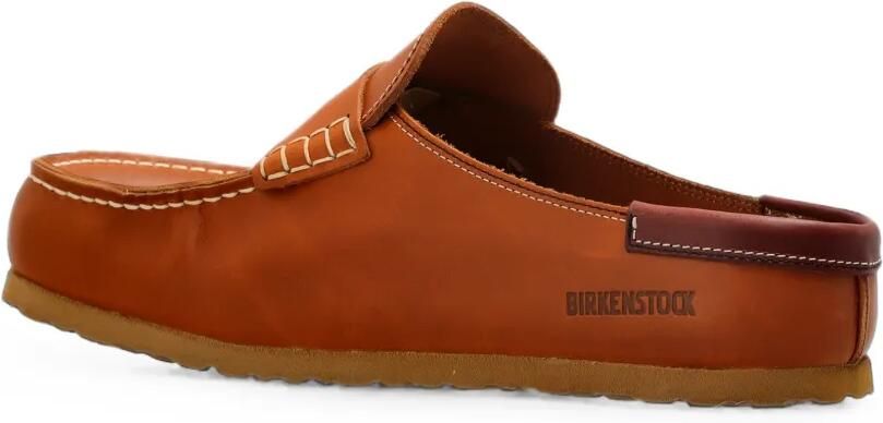 Birkenstock Naples muiltjes met dubbele stiksels Bruin - Foto 4