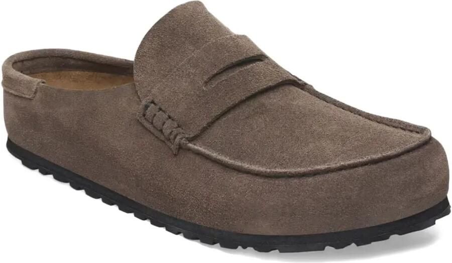 Birkenstock Naples suède loafers Grijs