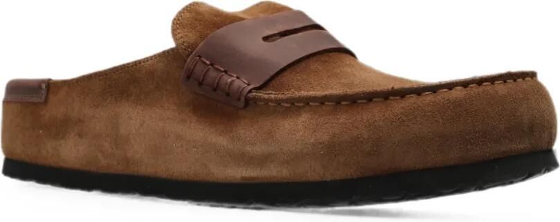Birkenstock Naples suède muiltjes Bruin - Foto 5
