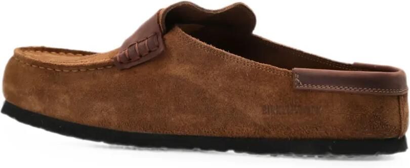 Birkenstock Naples suède muiltjes Bruin - Foto 4