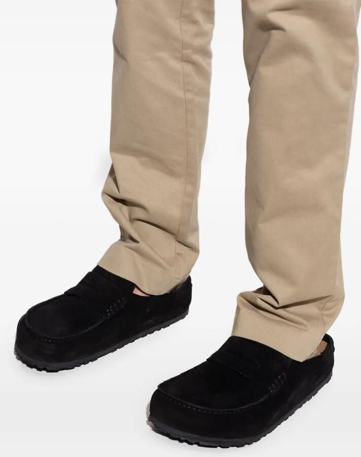 Birkenstock Naples suède muiltjes in loaferstijl Zwart - Foto 3