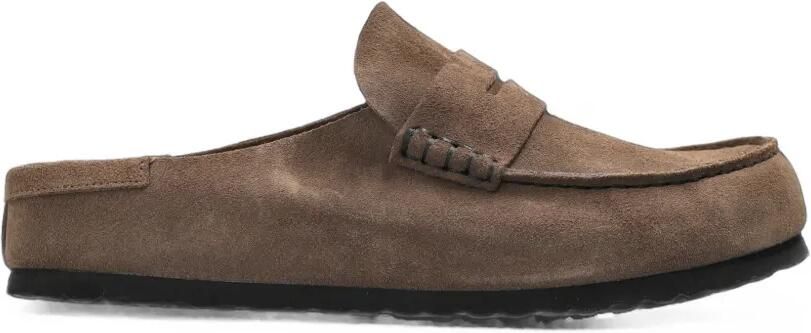 Birkenstock Naples Wrapped muiltjes Bruin