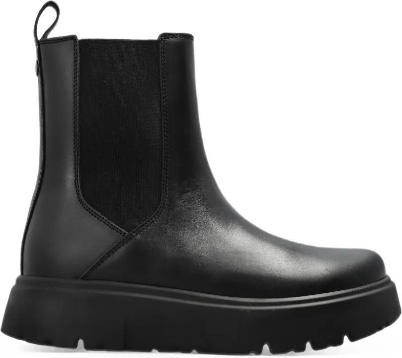 Birkenstock Papillio leren Chelsea laarzen Zwart
