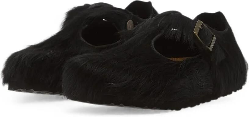 Birkenstock Paris The Rebel slippers van imitatiebont Zwart - Foto 3