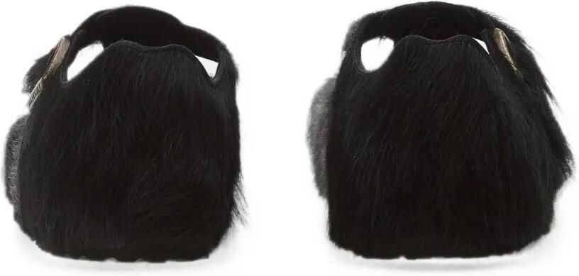 Birkenstock Paris The Rebel slippers van imitatiebont Zwart - Foto 2