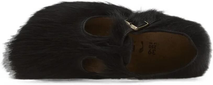 Birkenstock Paris The Rebel slippers van imitatiebont Zwart - Foto 4