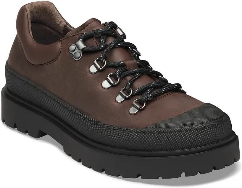 Birkenstock Prescott leren veterschoenen Bruin - Foto 3