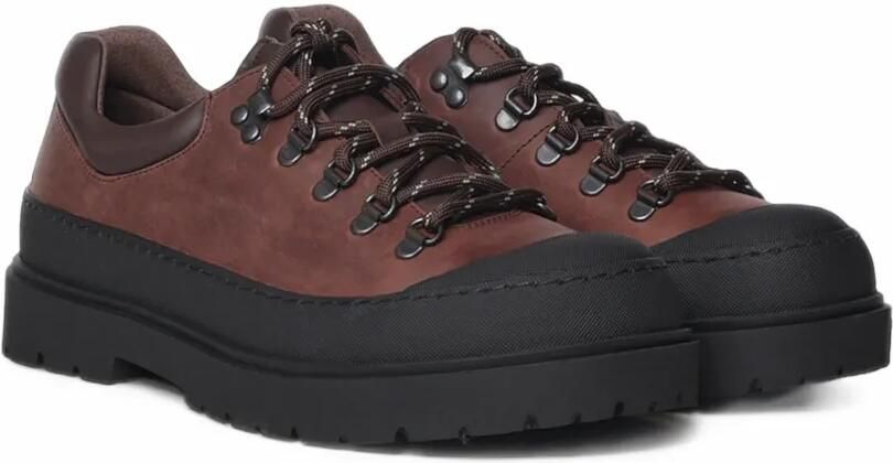 Birkenstock Prescott low-top geoliede leren wandellaarzen Bruin - Foto 3