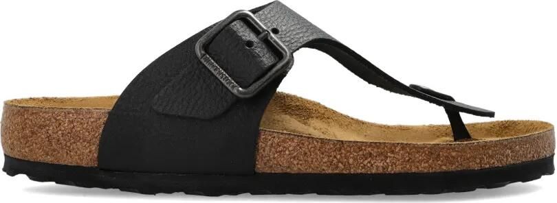 Birkenstock Ramses Wire leren sandalen met gesp Zwart