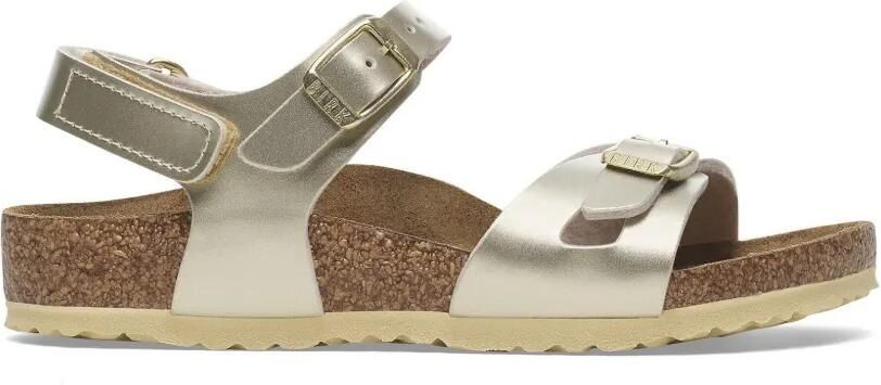Birkenstock Rio sandalen met metallic-effect Goud