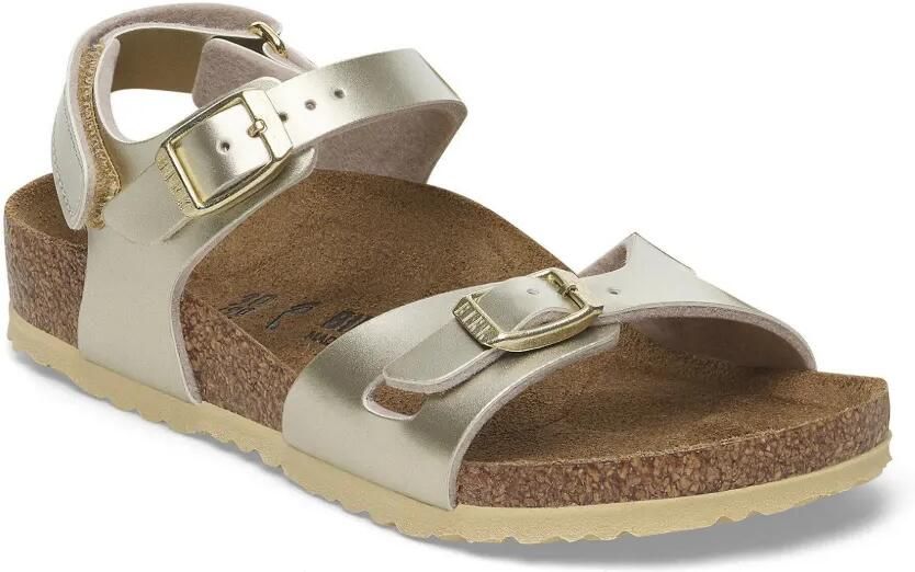 Birkenstock Rio sandalen met metallic-effect Goud - Foto 5