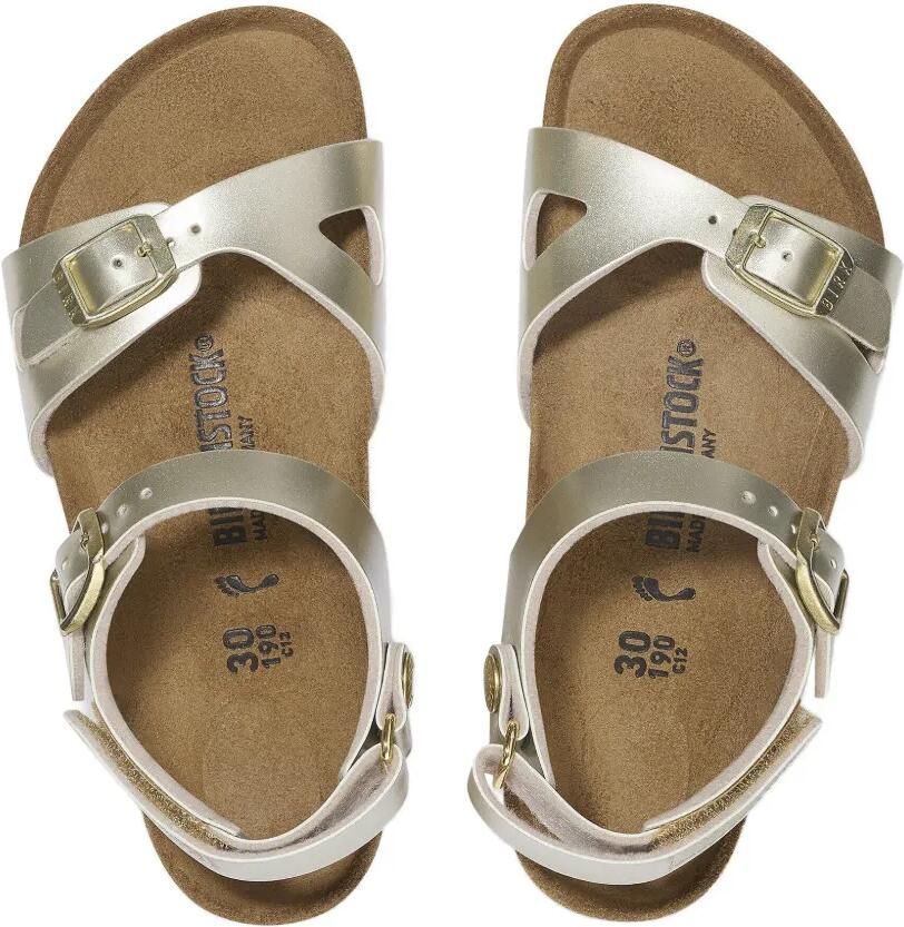 Birkenstock Rio sandalen met metallic-effect Goud - Foto 2