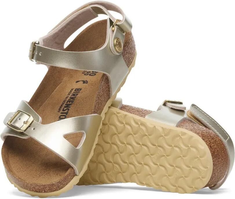 Birkenstock Rio sandalen met metallic-effect Goud - Foto 4
