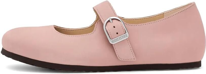Birkenstock Santa Clarita leren ballerina's Roze