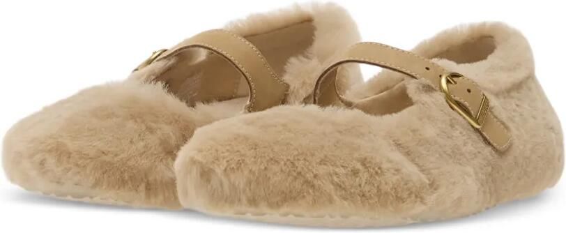 Birkenstock Santa Clarita shearling ballet flats Beige - Foto 3
