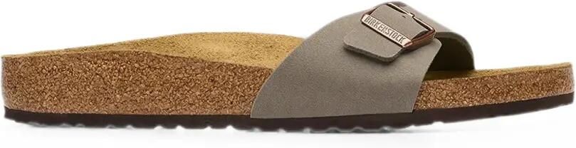 Birkenstock Slippers met gespdetails Grijs