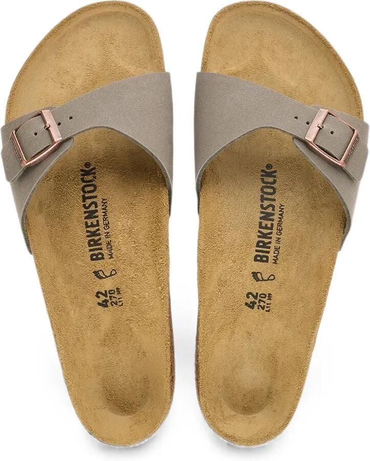 Birkenstock Slippers met gespdetails Grijs - Foto 2