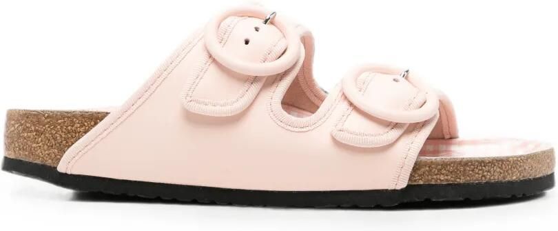 Birkenstock Slippers met logo-reliëf Roze