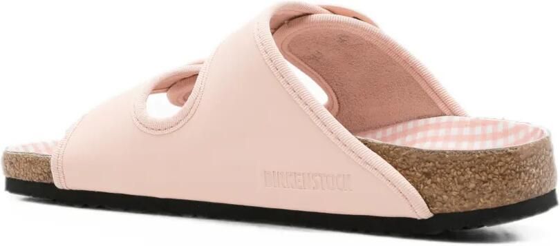 Birkenstock Slippers met logo-reliëf Roze - Foto 4