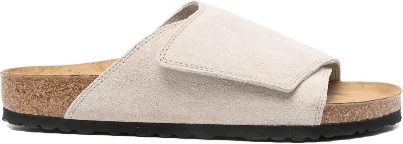 Birkenstock Solana suède leren sandalen Beige