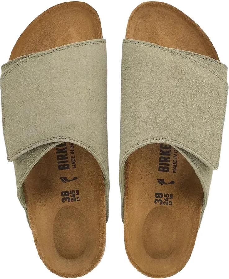 Birkenstock Solana suède sandalen met klittenband Groen - Foto 2