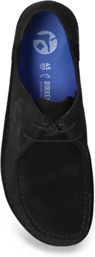 Birkenstock Suède loafers met veters Zwart - Foto 4