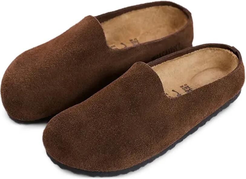 Birkenstock Suède slip-on slippers Bruin - Foto 3