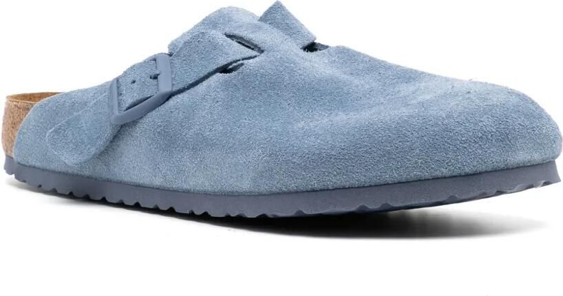 Birkenstock Suède slippers Blauw - Foto 3