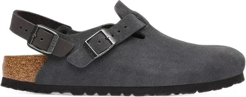 Birkenstock Tokio schoenen met gespsluiting Grijs