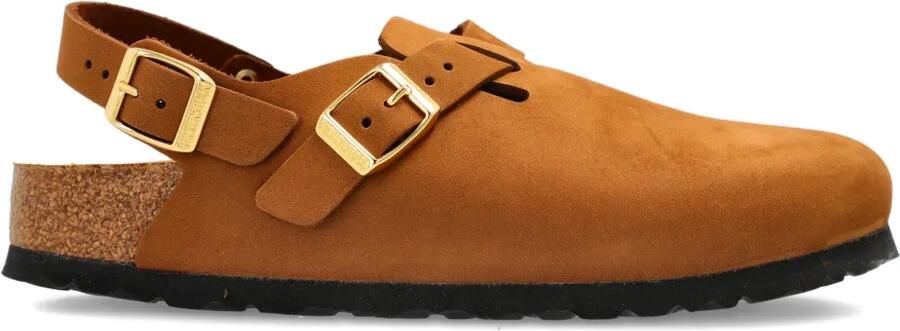 Birkenstock Tokio slingback klompen Bruin