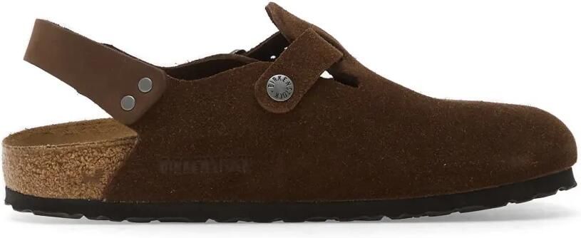 Birkenstock Tokio slingback klompen Bruin