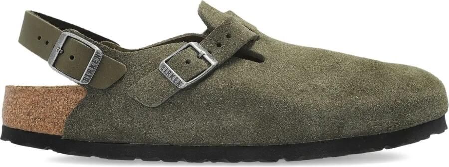 Birkenstock Tokio slingback muiltjes met gesp Groen