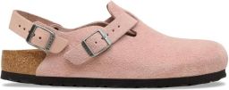 Birkenstock Tokio suède muiltjes met gespsluiting Roze