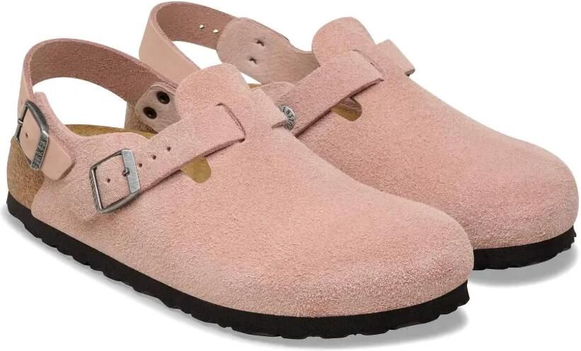 Birkenstock Tokio suède muiltjes met gespsluiting Roze - Foto 2