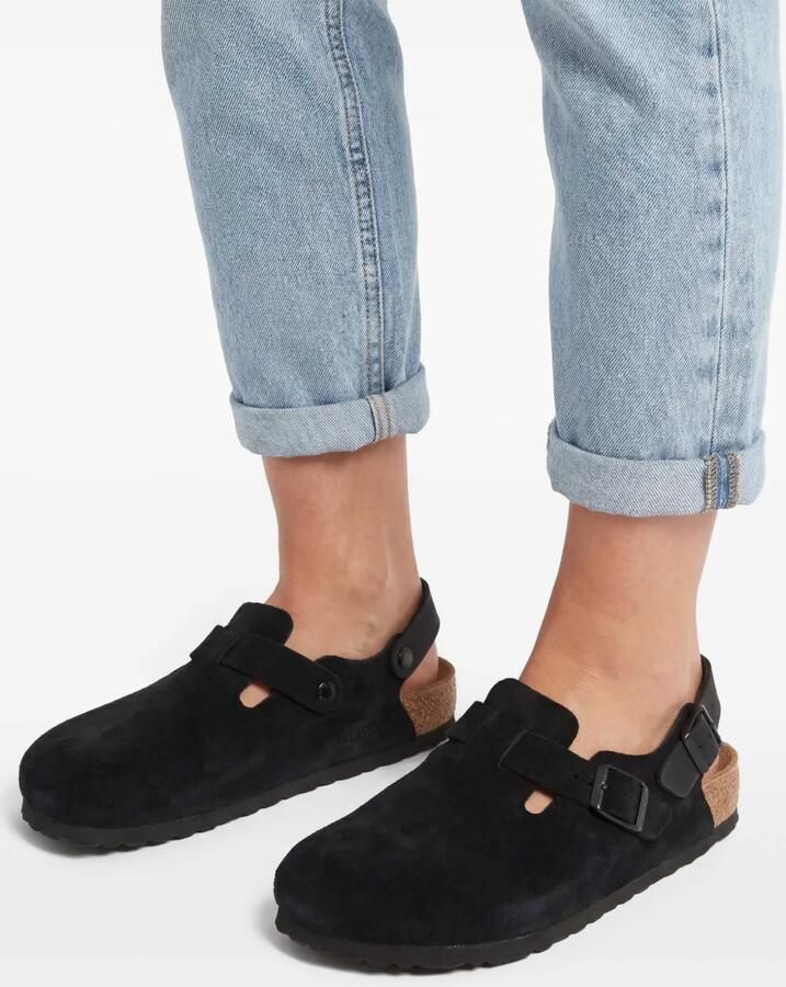 Birkenstock Tokyo II suède slippers Zwart - Foto 2