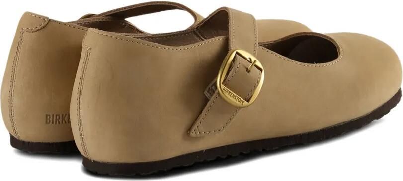 Birkenstock Tracy buckle-strap ballet flats Beige