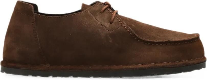 Birkenstock Utti Lace leren derby veterschoenen Bruin