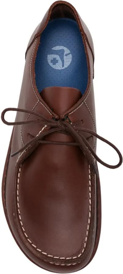 Birkenstock Utti Lace leren sneakers met contrasterende stiksels Bruin - Foto 2