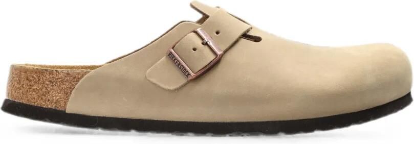 Birkenstock Utti muiltjes met gespsluiting Beige