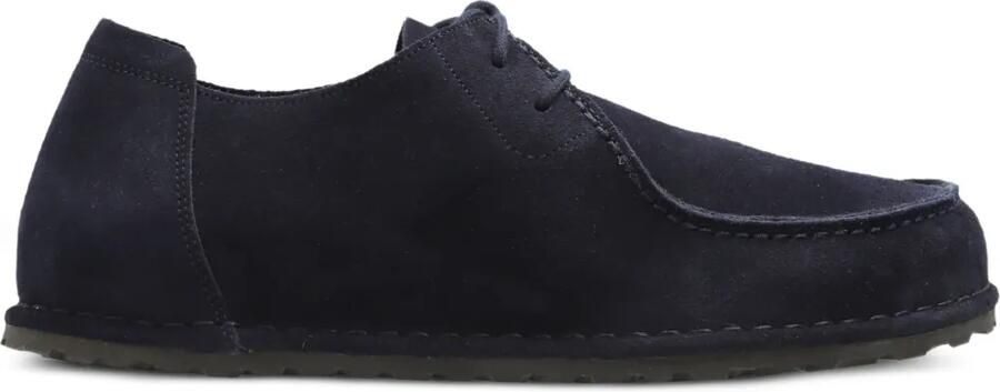 Birkenstock Utti suède loafers met veters Blauw