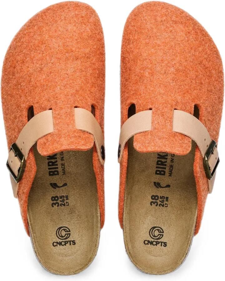 Birkenstock x Concepts Boston vilten muiltjes Oranje - Foto 2